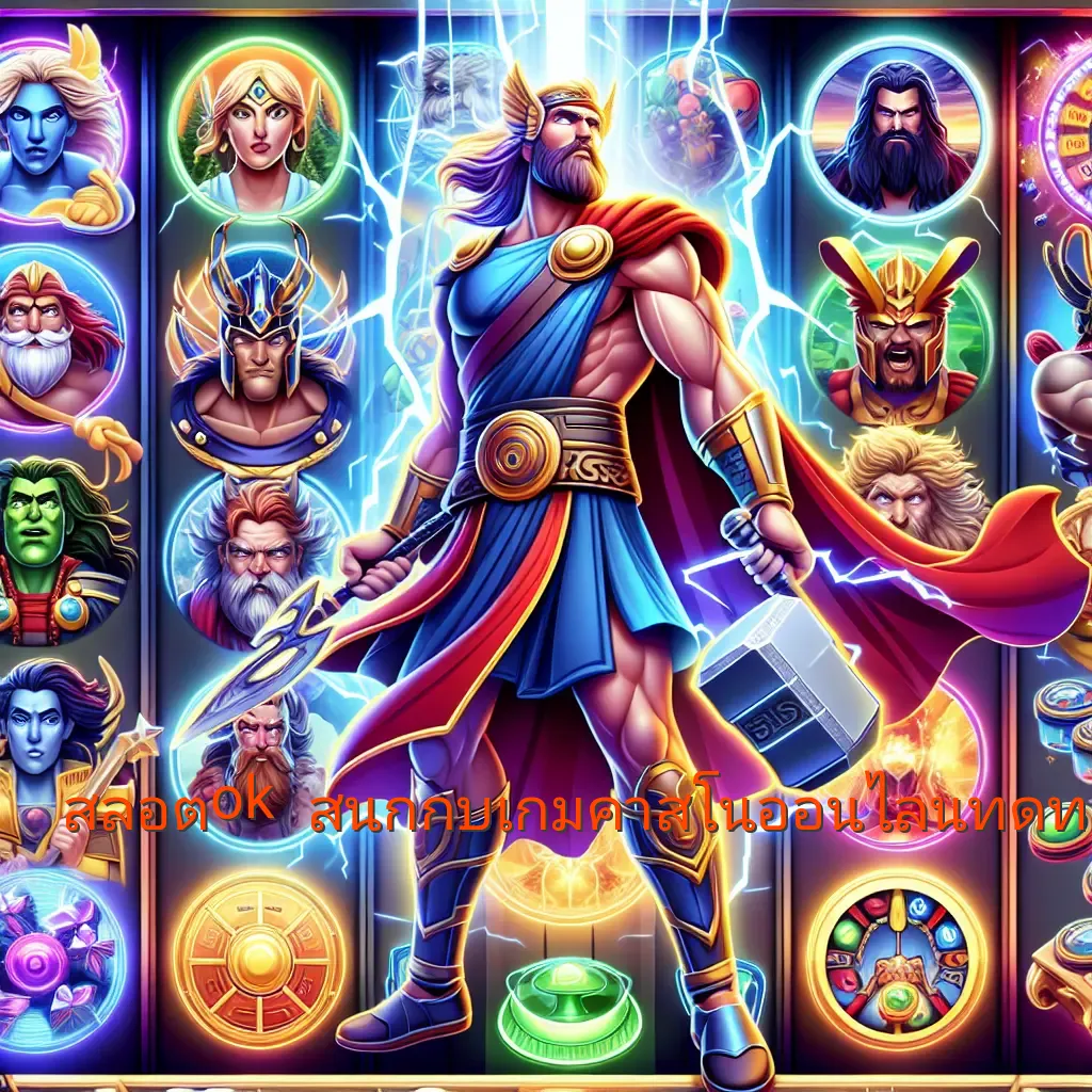 สล็อตok - สนุกกับเกมคาสิโนออนไลน์ที่ดีที่สุดในไทย